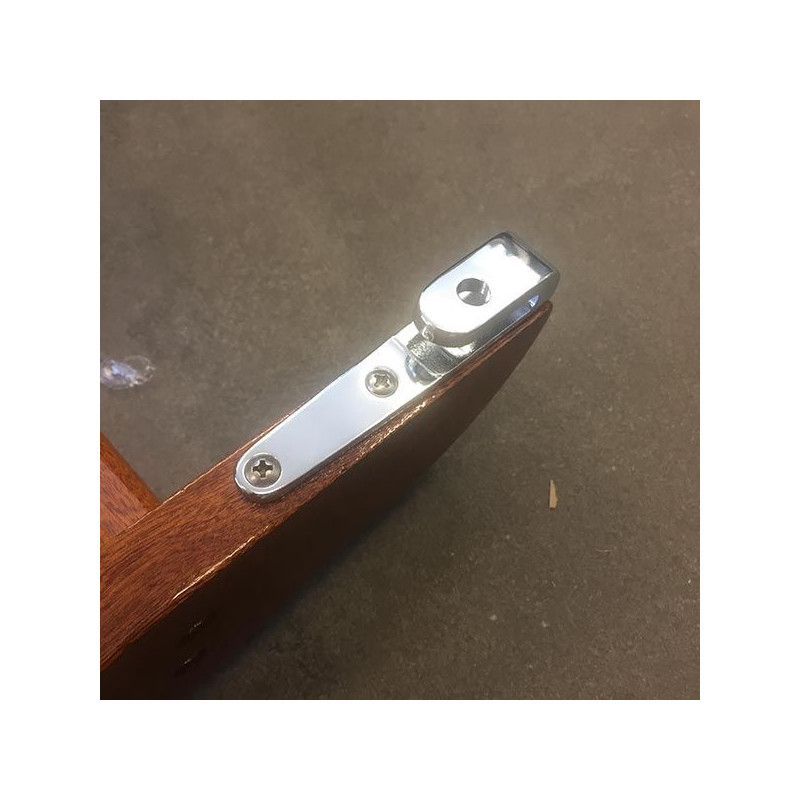 Echelle de bateau en acajou 