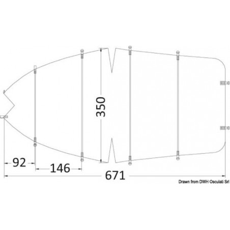 Bâche pour bateaux sans cabine