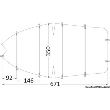 Bâche pour bateaux sans cabine