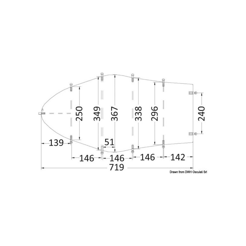 Bâche pour bateaux sans cabine