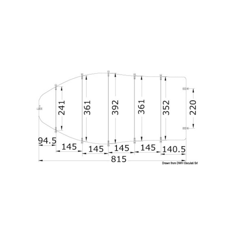 Bâche pour bateaux sans cabine