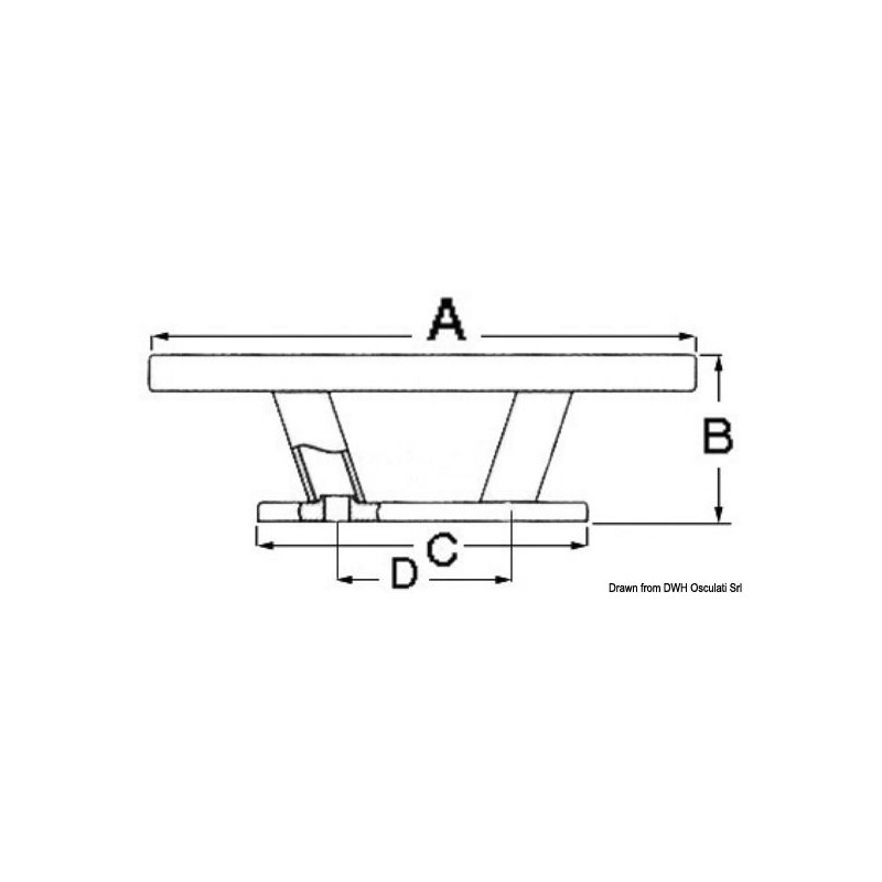 Taquet inox NORDIK Black Line