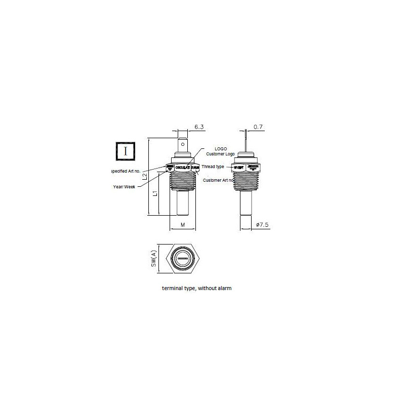 Sonde température VDO