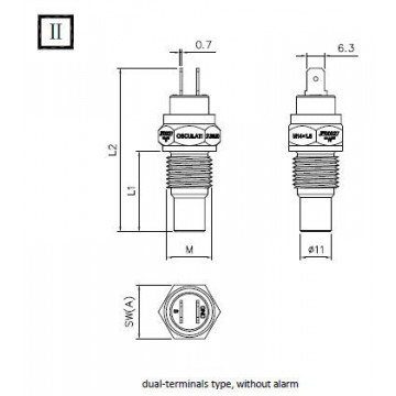 Sondes température eau/huile