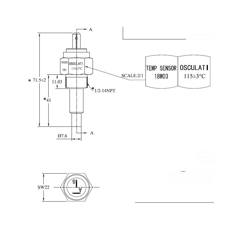 Sonde température