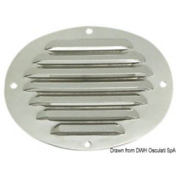 Grille d'aération ovale simple