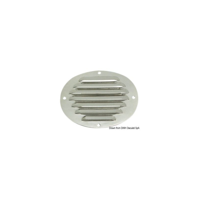 Grille d'aération ovale simple