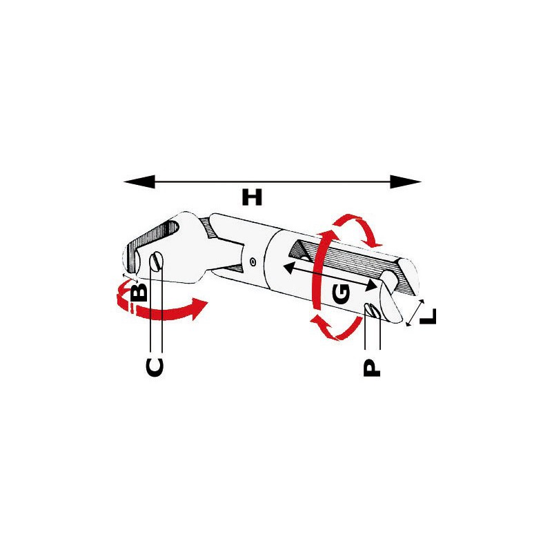Jonction à double articulation