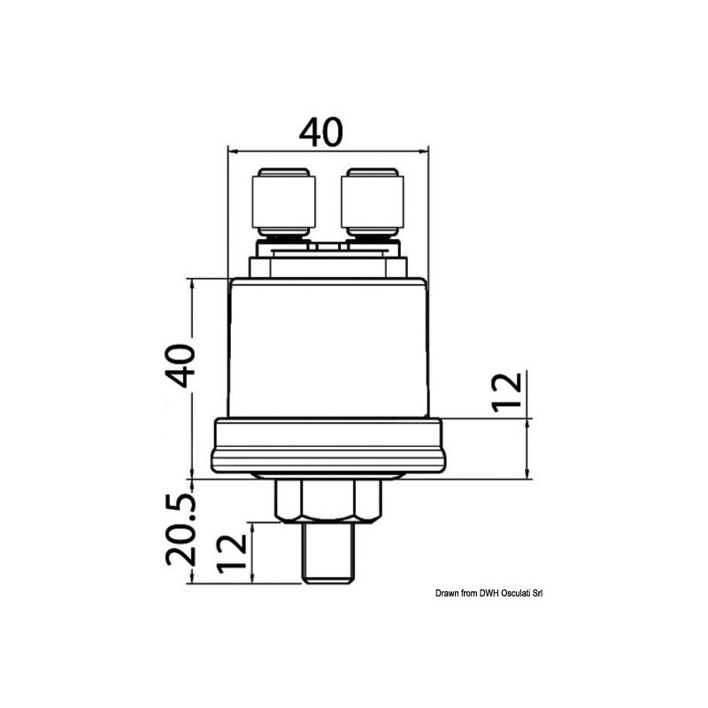 Sonde pression d'huile VDO