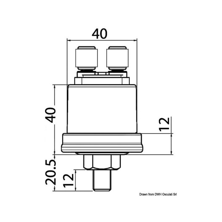 Sonde pression d'huile VDO