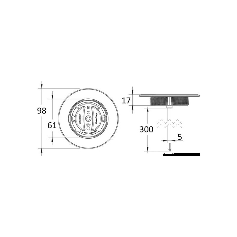 Chargeur sans fil Qi SUB 