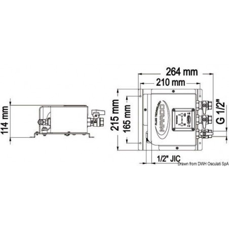 Electropompe OCS3/E vidange d'huile 