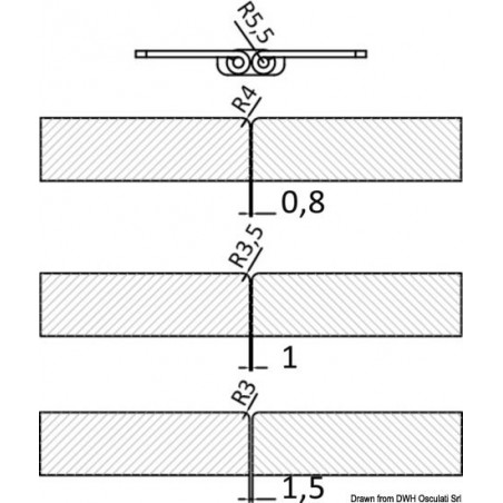 Bloque-portes escamotable AISI316