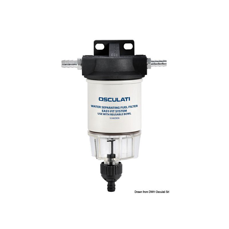 Filtrage + séparateur eau/carburant 