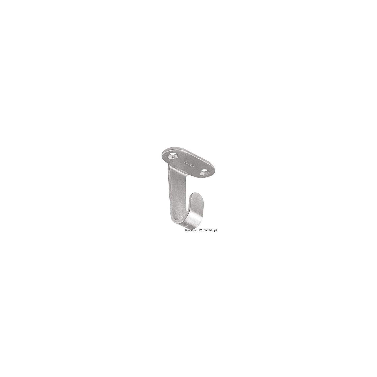 Crochet inox plafond