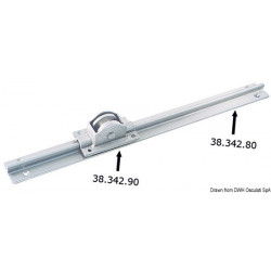 Rail + chariot pour portes...