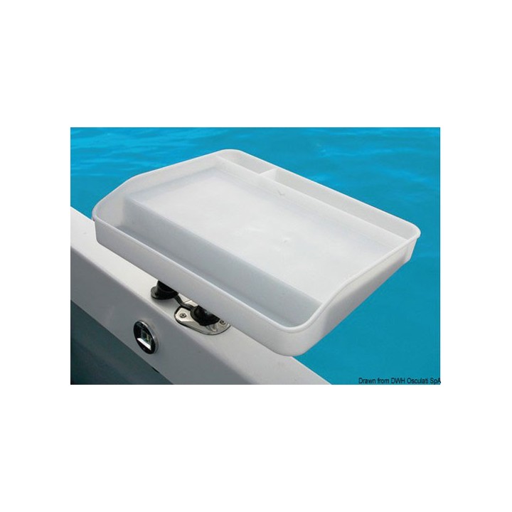 Porte-canne avec porte-appâts