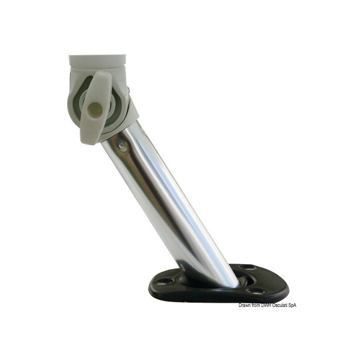 Porte-canne avec porte-appâts