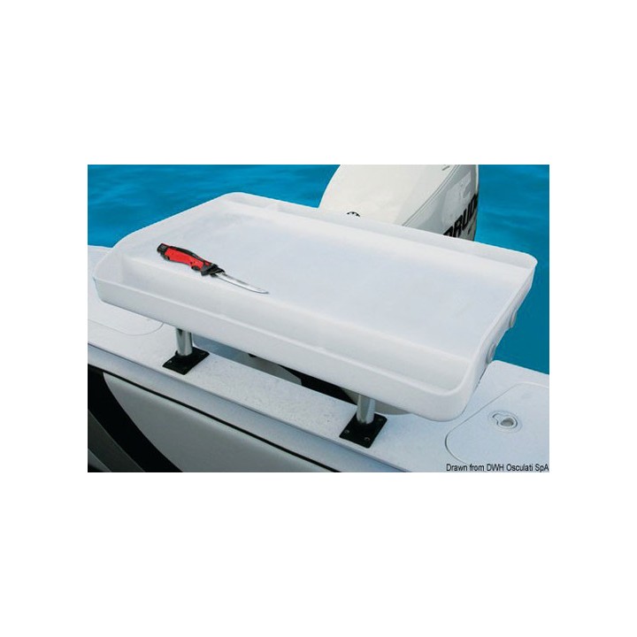 Porte-canne avec porte-appâts