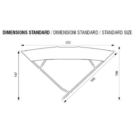 Biminis Fly inox grandes tailles   - i-90210.32-sch1