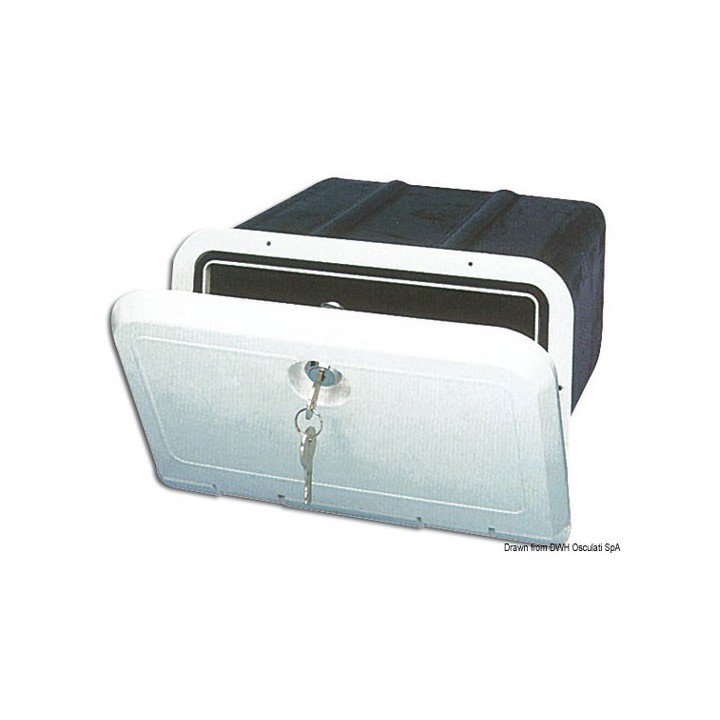 Niche fourre-tout façade blanche