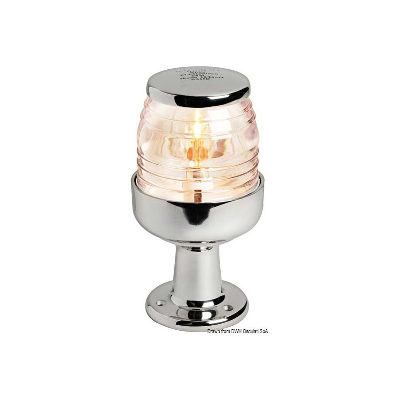 Feu de tête de mât 360° inox   