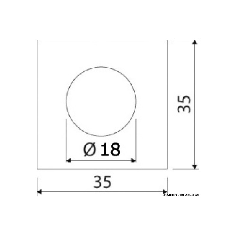 Plafonnier de courtoisie LED     
