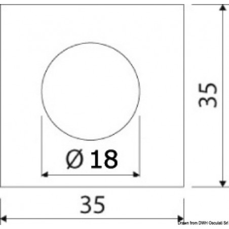 Plafonnier de courtoisie LED     