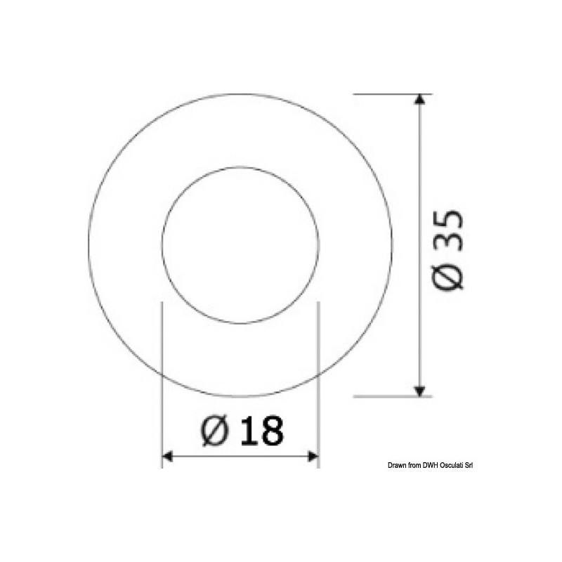 Plafonnier de courtoisie LED     