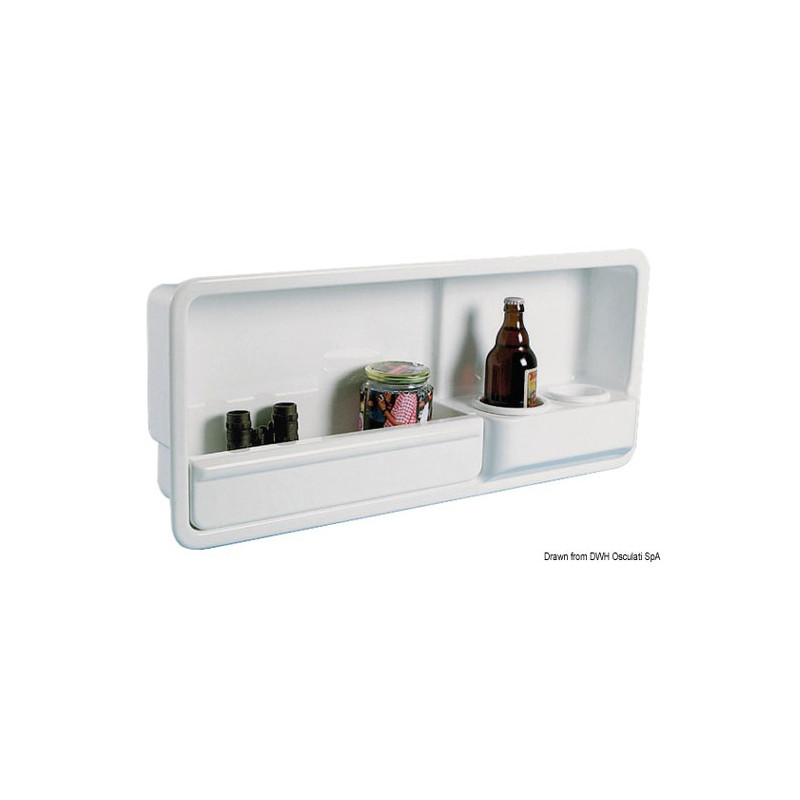 Niche latérale + porte-canettes