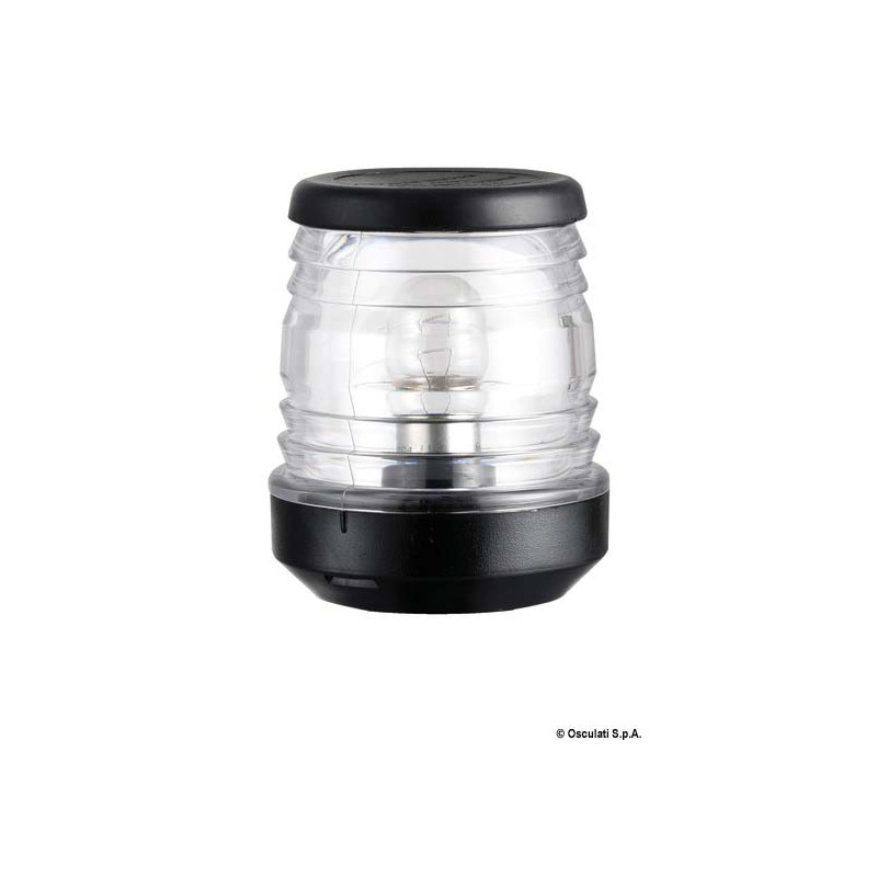 Feu de tête de mât à 360° noir