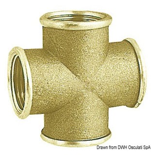 Raccord en croix femelle 