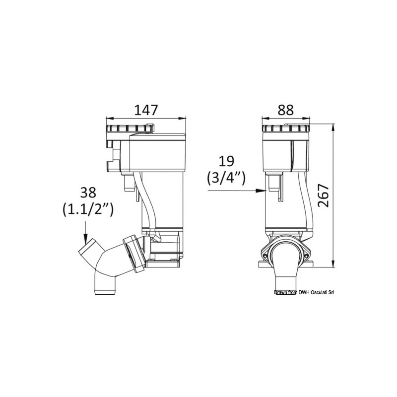 Kit de conversion manuel/ électrique pour WC