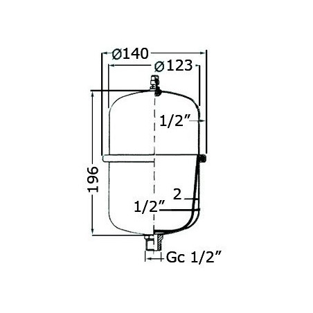 Réservoir pour autoclave et chauffe-eau 