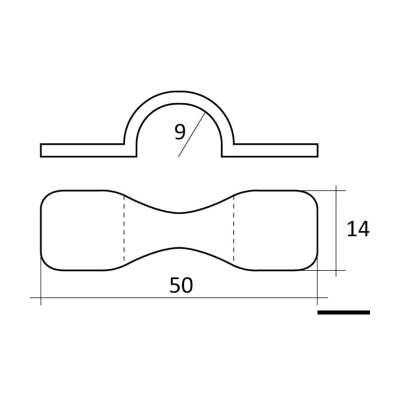 Ropeye Stick-On Eyestrap 