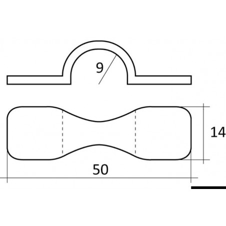 Ropeye Stick-On Eyestrap 