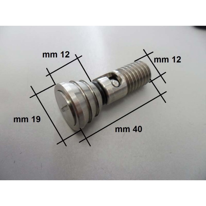 Bloque-plancher acier inox