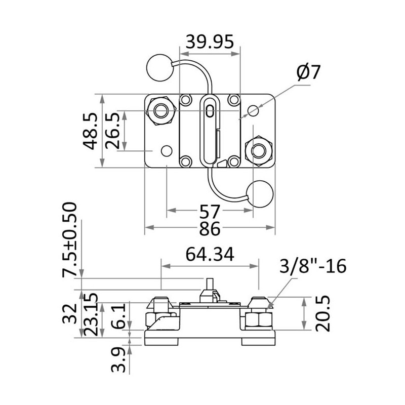 Coupe-circuit guindeaux et passerelles  - 02.752.xx_dis