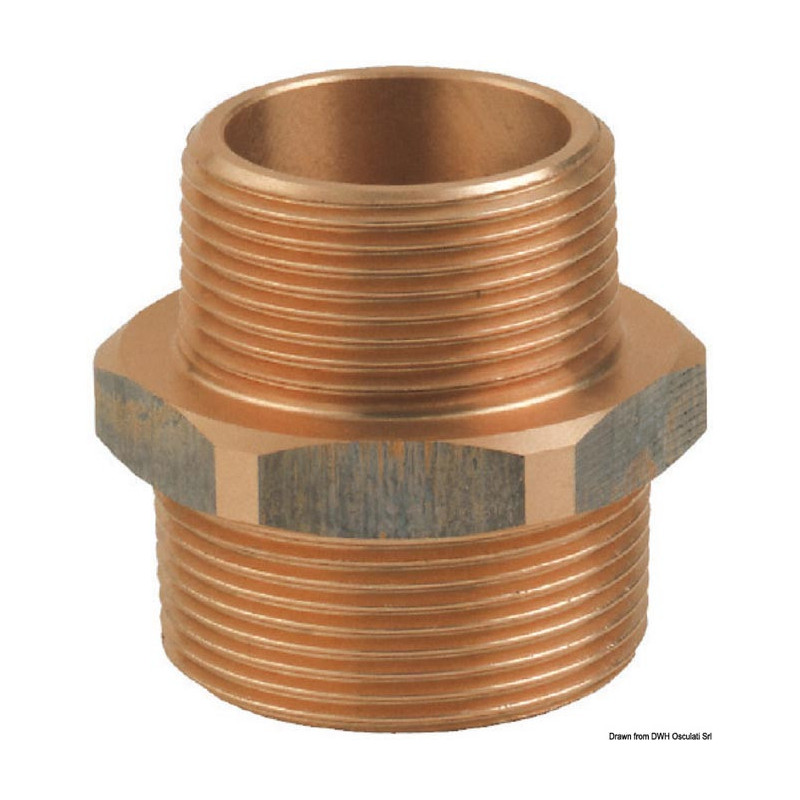 Réducteur M-M en bronze 