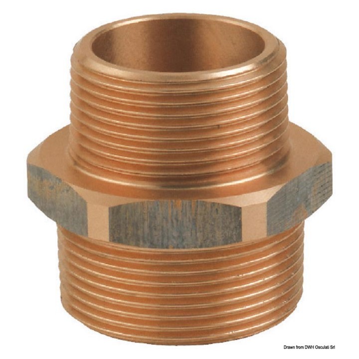 Réducteur M-M en bronze 