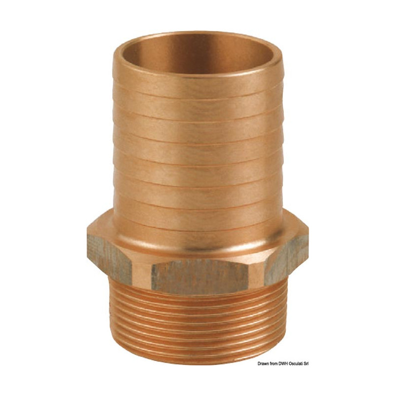 Raccord rapide mâle en bronze GUIDI  - 17.568.xx