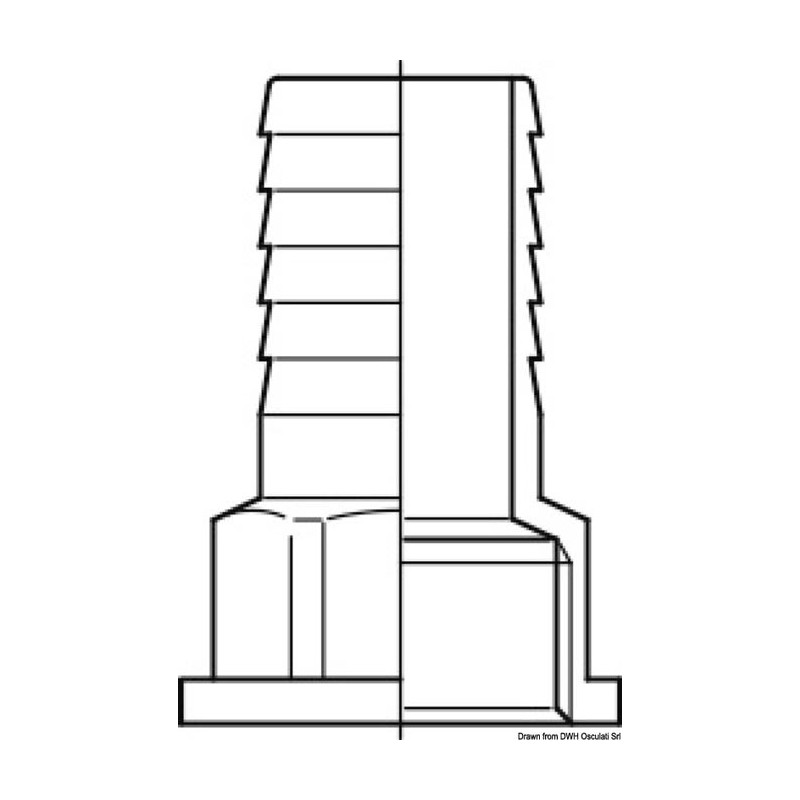 Raccord rapide femelle en bronze GUIDI  - 17.569.xx_dis