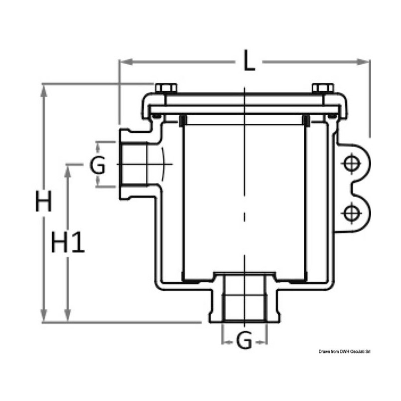 Filtre à eau GUIDI Ionio 
