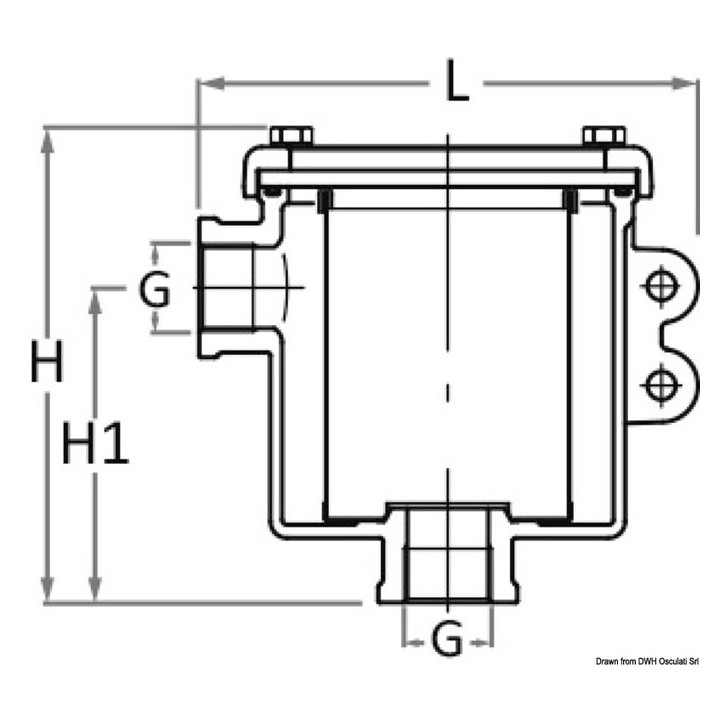Filtre à eau GUIDI Ionio 