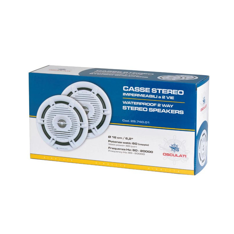 Enceintes 2 voies Osculati  - 29.740.01_new2015