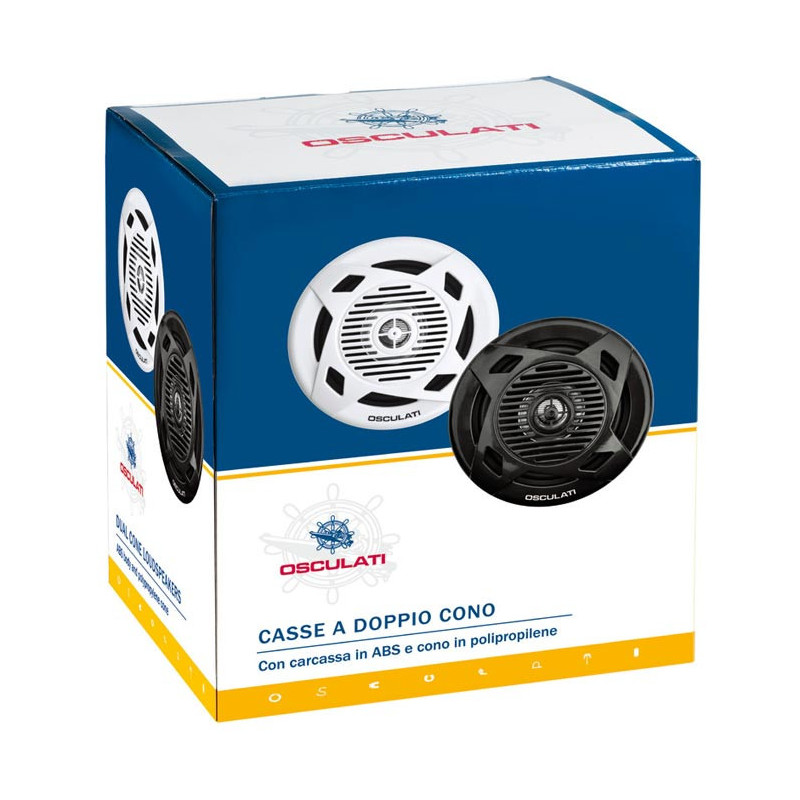 Enceintes double cône Osculati 