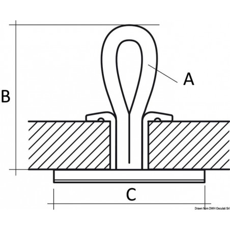 Pad-eye ROPEYE Loop 