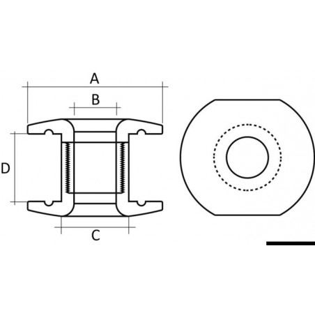 Passe-câbles ROPEYE Double TDP 