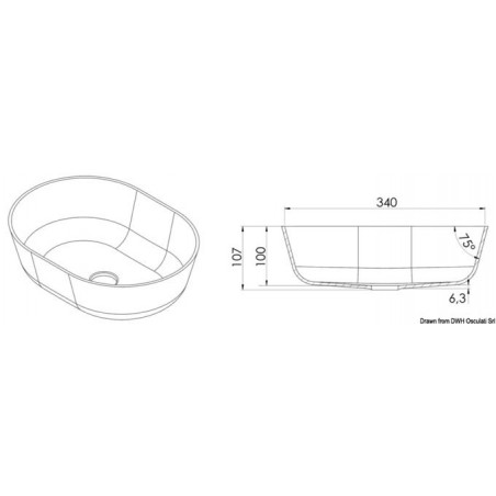 Lavabo  en ocritech  - 50.184.01_dis