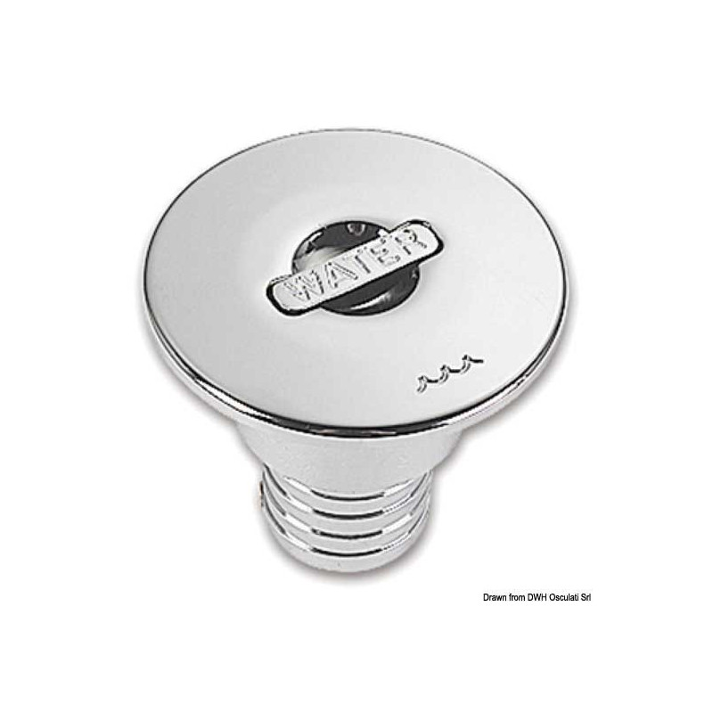 Bouchon en laiton chromé   